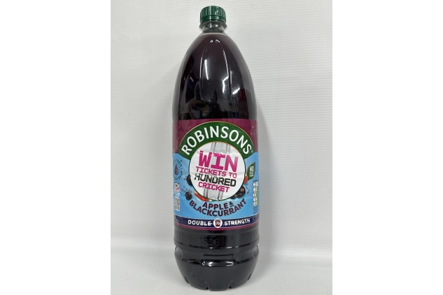 Robinsons Double Strength Apple & Blackcurrant No Added Sugar Squash 1.75L