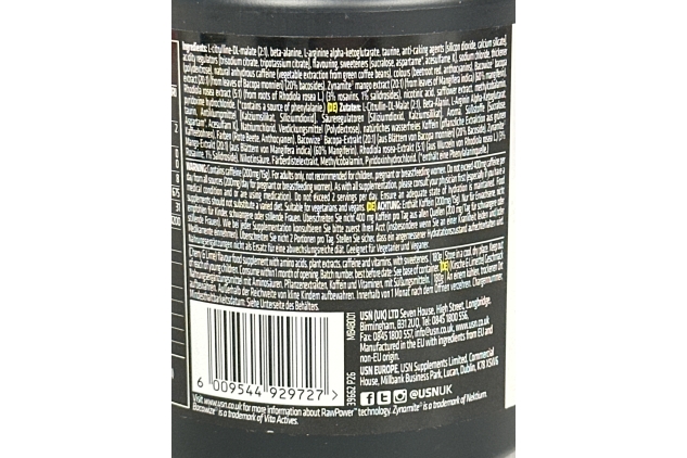 USN Pre Workout B4 Bomb Cherry 180g Explosive Pre Workout Energy Drink Powder with Caffeine, Beta-alanine, l-Citrulline (12 servings)