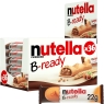 Nutella B-Ready Hazelnut Biscuit Snack Bars, Bulk Chocolate Gift, Wafer Filled with Hazelnut Spread and Cocoa, Pack of 36 x 22g