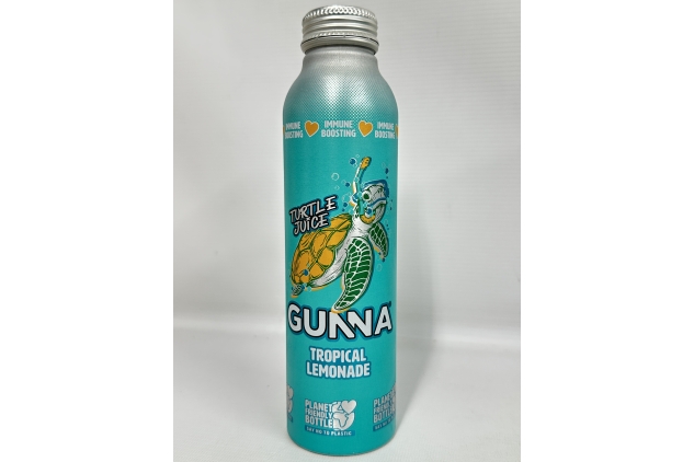 Tropical Mango Lemonade - Gunna Immune Boosting Fizzy Drink, Vegan, Natural Sparkling Soda, 470ml Aluminum Bottles (Pack of 12)