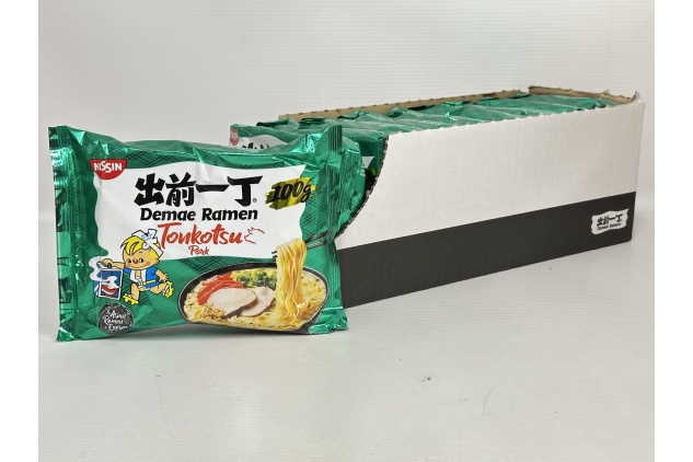 Nissin Demae Ramen Pork Tonkotsu 100g (10 Pack)