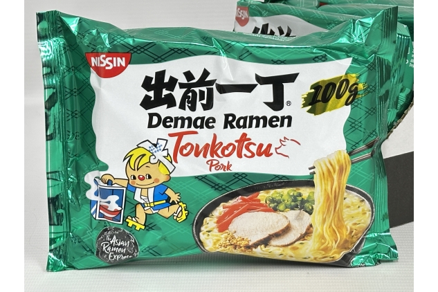 Nissin Demae Ramen Pork Tonkotsu 100g (10 Pack)