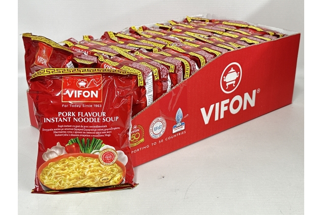 VIFON Pork Flavour Instant Noodles Soup 24 X 60g | BULK BUY DEAL