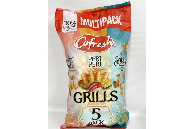 COFRESH Grills Multipack | Sweet Chilli, Peri Peri & Chilli Cheese | 5 Pack