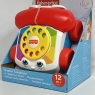 Fisher-Price Chatter Telephone Pull Toy – Classic Pretend Phone with Rotary Dial and Wheels for Toddlers, Ages 1+ (Model FGW66)