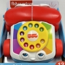 Fisher-Price Chatter Telephone Pull Toy – Classic Pretend Phone with Rotary Dial and Wheels for Toddlers, Ages 1+ (Model FGW66)