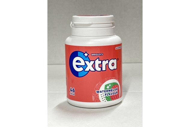 Wrigley’s Extra WATERMELON Flavour Xylitol Sugarfree Chewing Gum, 6 Packs of 46 Pieces