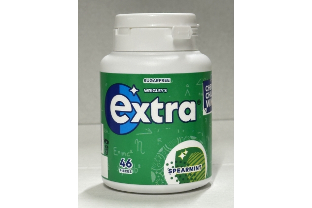 Wrigley’s Extra SPEARMINT Flavour Xylitol Sugar-free Chewing Gum, 6 Packs of 46 Pieces