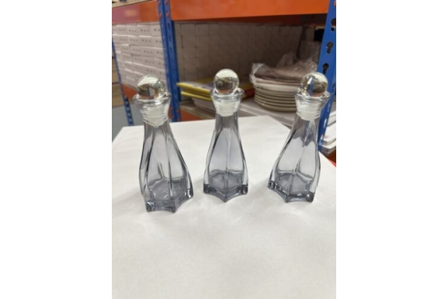 Glass Bottle With Air Tight Lid 3 Pack