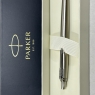 Parker Jotter Ballpoint Pen Stainless Steel with Chrome Trim, Medium Point Blue Ink Gift Box