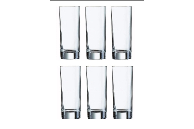 Arcoroc Iceland Clear Glass Set 310ml 6 Pack Glasses