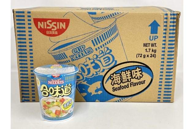 Nissin Cup Instant Noodles SEAFOOD Flavour 24 X 72g | BULK BUY DEAL