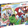 Clementoni - 25468 - Supercolor Puzzle 40 Floor Marvel Spidey - 40 Pieces - Jigsaw Puzzle For Kids Age 3 | DAMAGED PUTER BOX PACKAGING | SEALED