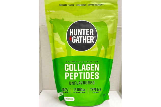 Hunter & Gather Bovine Collagen Powder 400g | Pure Hydrolysed Collagen Peptides for Hair, Skin & Joints | Unflavoured Collagen Supplement for Men & Women