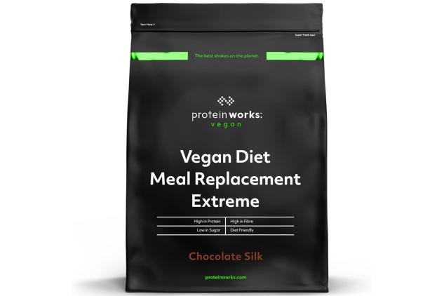 Protein Works Vegan Diet Meal Replacement | Plant-Based Shake with Added Vitamins | Supports Weight Loss & Nutrition | Chocolate Silk | 2kg (33 Servings)