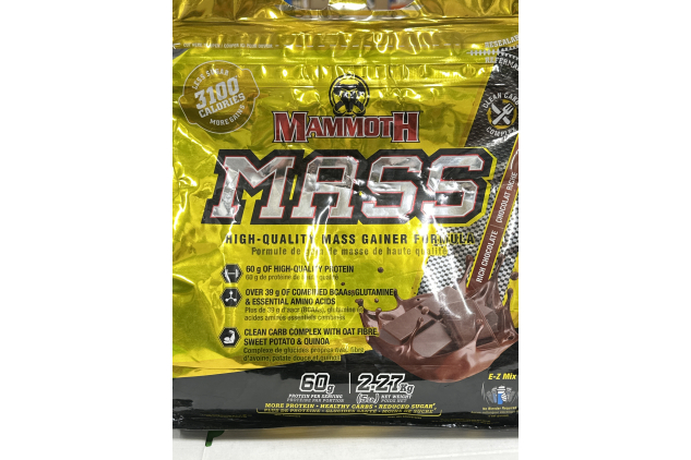 Mammoth MASS | Mass Gainer Protein Powder | RICH CHOCOLATE Flavour | 2.27kg