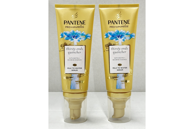 Pantene Pro-V Miracles Milk-To-Water Serum - Hydrating Leave-In Treatment for Dry & Damaged Hair 70ml (Pack Of 2)