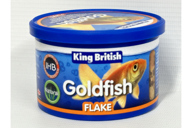 King British | Goldfish Flake Fish Food 28g Tub