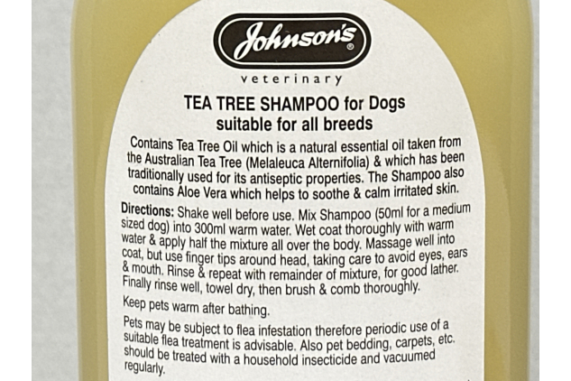 Johnson’s Tea Tree Shampoo For Dogs 400ml