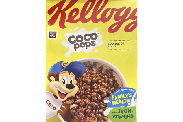 Kellogg's Coco Pops Chocolate Breakfast Cereal 420g | Outer Box Packaging Damage