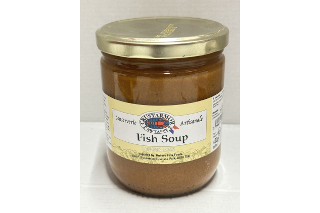 CRUSTARMOR Traditional Fish Soup Rich Seafood Broth with Herbs & Spices 6 x 400g