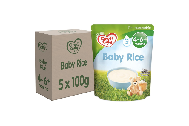 Cow & Gate Baby Rice Cereal 4-6+ Months 5 X 100g