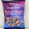 Stockleys Sugar Free Blackcurrant & Liquorice Hard Boiled Sweets 70g