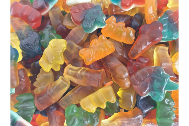 Gummy Pick & Mix Of Assorted Fruit Flavour Sweets 1KG Bag | BULK BUY