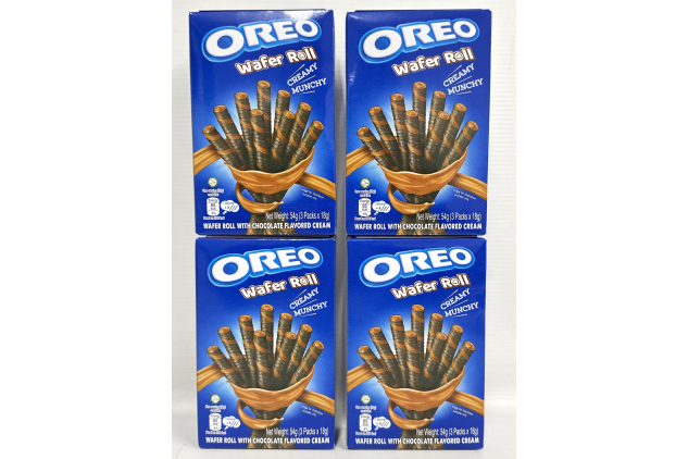 Oreo Wafer Roll Chocolate 4 X 54g Packs | 36 Rolls Total