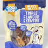 Good Boy Triple Flavour Skewers – Chicken & Duck Dog Treats Meaty Chews 72g