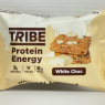 TRIBE Protein Energy Flapjack – White Choc Chip (12 x 50g) | Natural Energy Bar, Plant-Based, Vegan & Gluten-Free