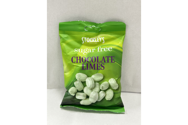 Stockleys Sugar Free Chocolate Limes Sweets 70g