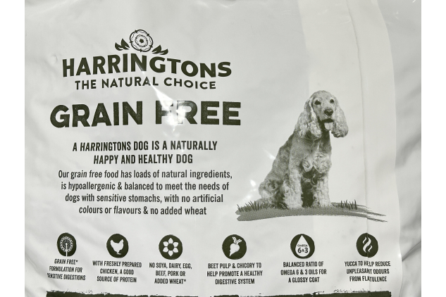 Harringtons Grain-Free Hypoallergenic CHICKEN & Sweet Potato Dog Food 18kg – All-Natural & Complete Nutrition