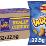 Walkers Crisps Wotsits Really Cheesy Snacks, 22.5g (Case of 32)