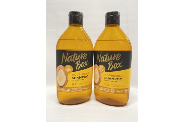 Nourishing Vegan Shampoo with Cold Pressed Argan Oil For Intense Care 2 X 385ml 1
