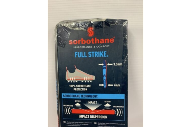 Sorbothane Full Strike Shoe Insoles Antibacterial Foot Support Sports Running