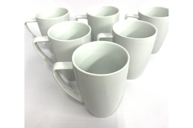 Utopia Titan Bullet Mugs 8.5oz / 240ml - Set of 6 - Super Vitrified Crockery