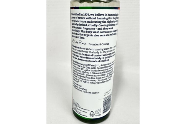 Faith In Nature Natural Aloe Vera Body Wash, Rejuvenating, Vegan 2 X 400ml