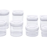 8-Piece Multi-Pack of Round and Square Airtight Food Storage Containers BPA Free