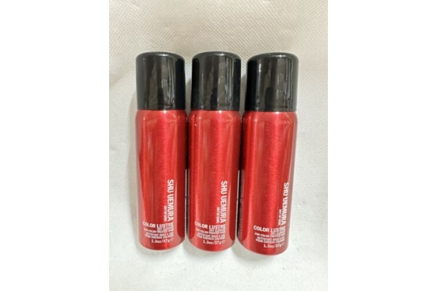 3x Shu Uemura Color Lustre Dry Cleaner for Color-Treated Hair 55ml 1.3oz/37g