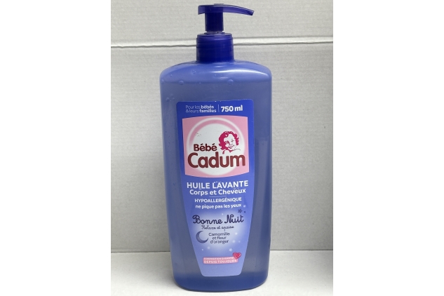 Cadum Baby Cleansing Oil for Body and Hair 750ml