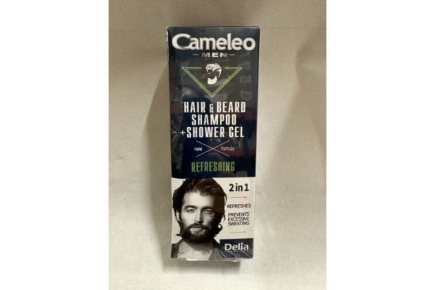 DELIA CAMELEO MEN Beard & Hair Shampoo & Shower Gel 2 in 1   150ml