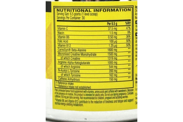 C4 Pre-Workout Original Series Powder 195g Pink Lemonade | BEST BEFORE DATE 30/09/2024