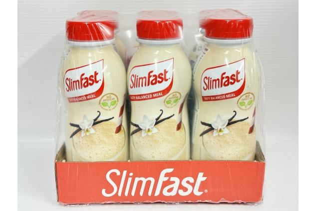 SlimFast Meal Replacement Ready To Drink Shake Vanilla 36 X 325ml | BBE 31/08/2024