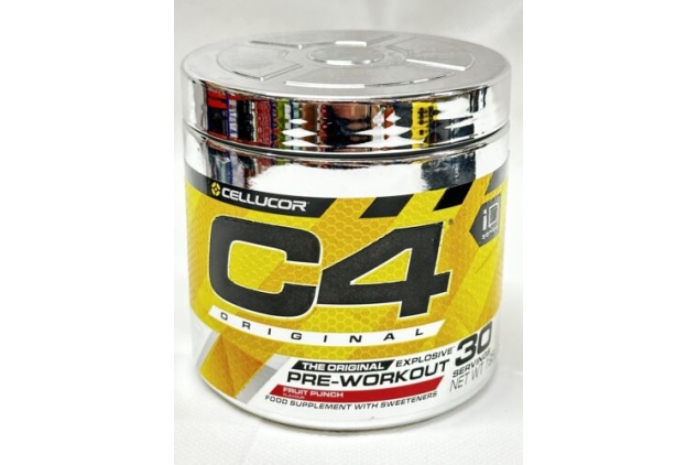 C4 Original Pre Workout Fruit Punch Flavour 195G | 30 Servings