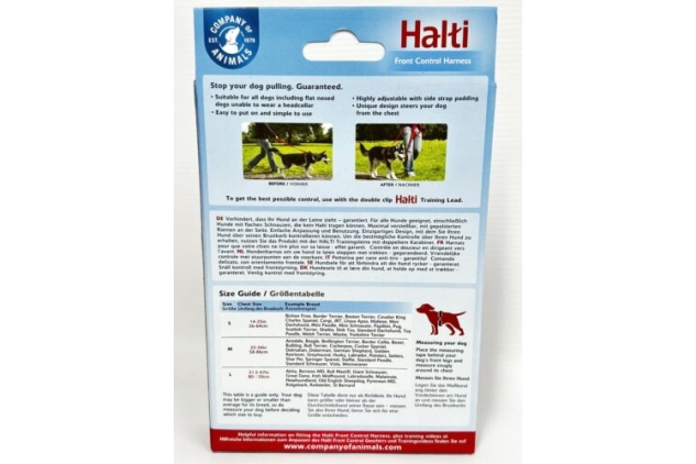 Halti Dog Front Control Harness Small 14-25