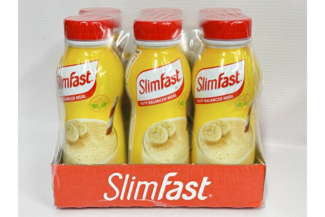 SlimFast Meal Replacement Ready To Drink Shake Banana 24 X 325ml