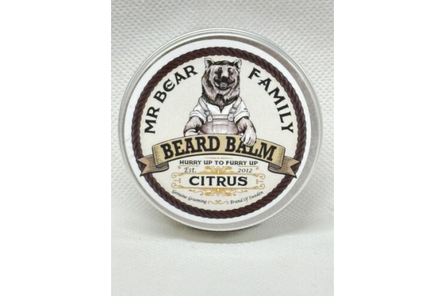 Mr Bear Family Beard Balm Citrus Styling Moisturizing Beard Care 60ml