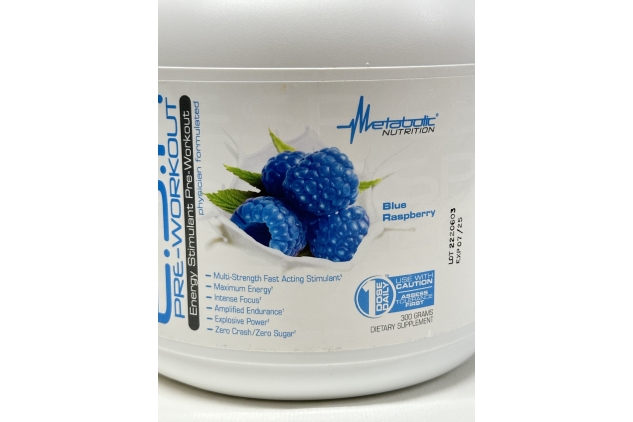 Metabolic Nutrition, ESP Pre-Workout, Blue Raspberry, 300g