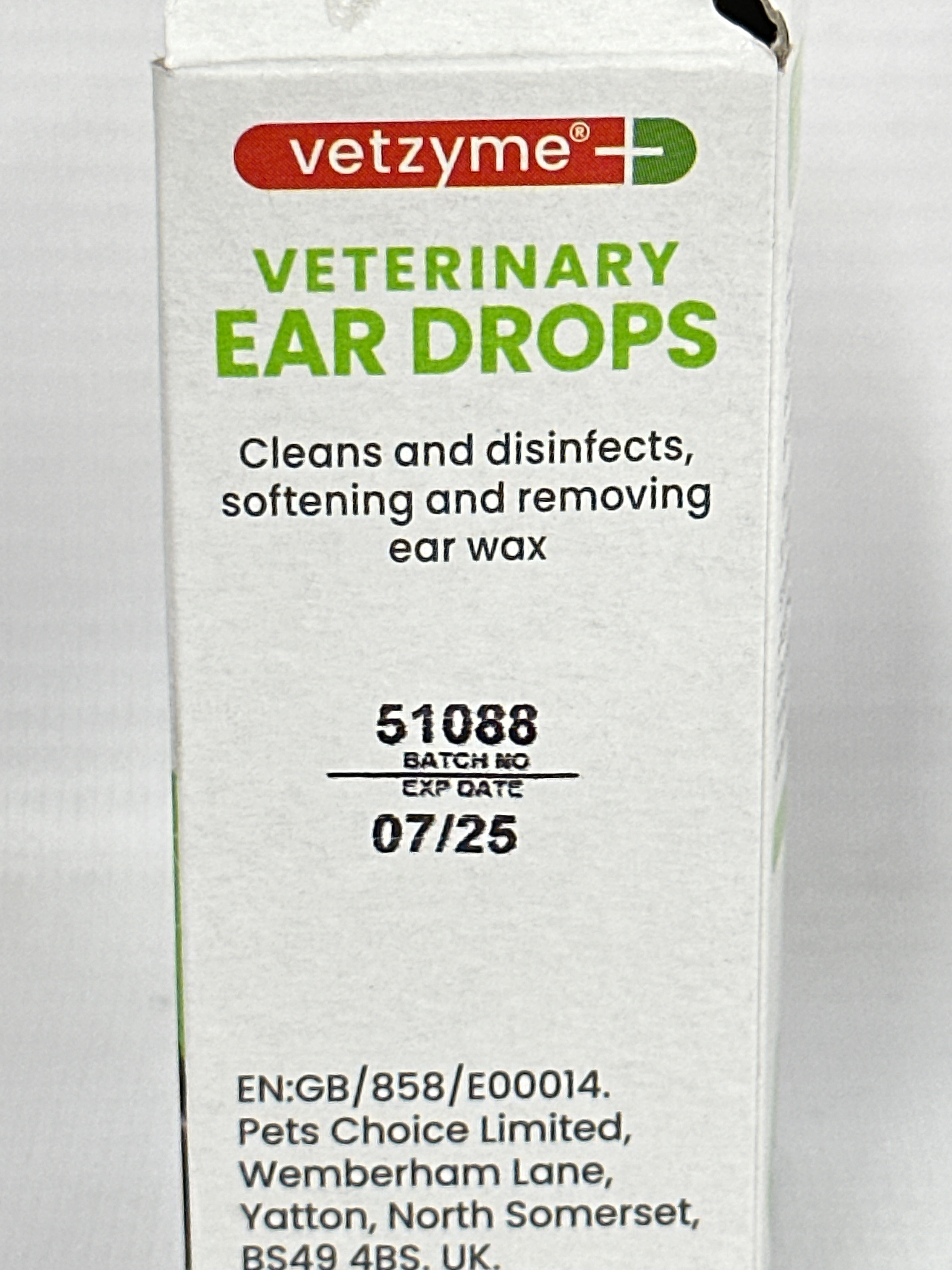 Vetzyme antibacterial ear sales drops